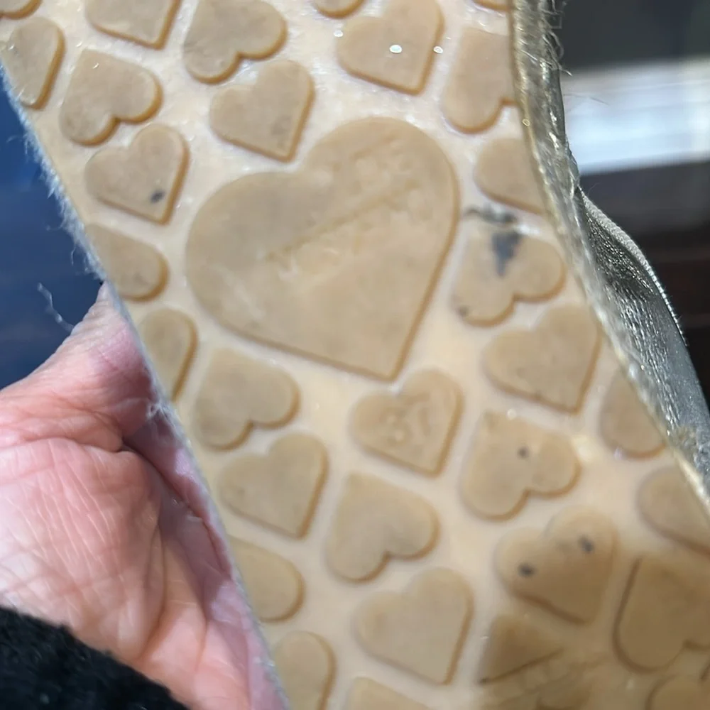 Love Moschino silver espadrilles size 37